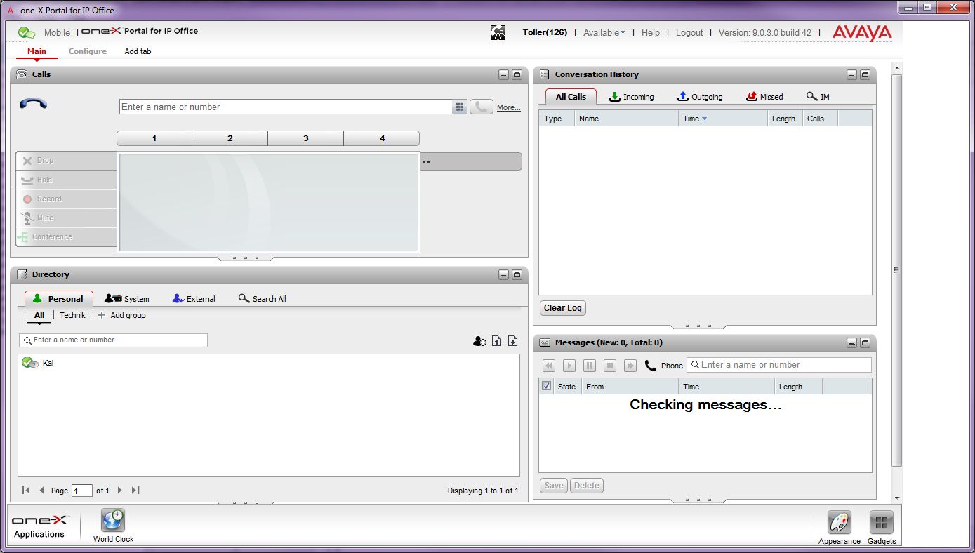 Problems with OneX Portal Client Avaya IP Office TekTips